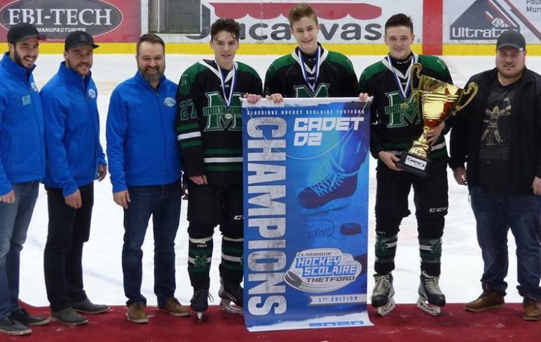 Les Montagnards remportent la Classique de hockey scolaire de Thetford